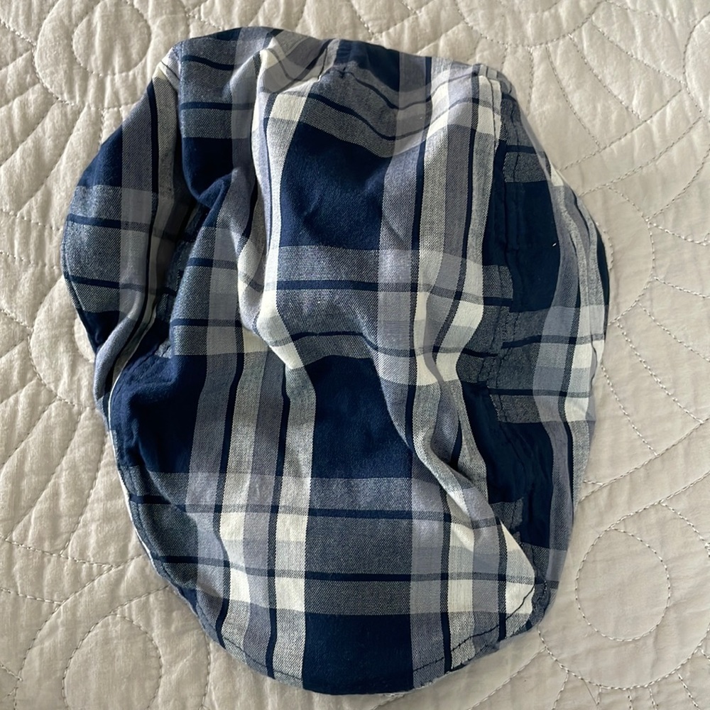 Mens L/XL BR blue & White hat